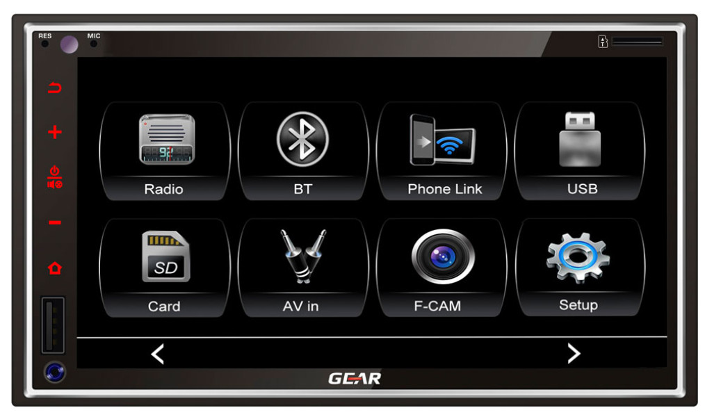GEAR GR-AV55BT - Radio , USB , Bluetooth