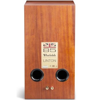 Wharfedale Linton mahogany red rear, connectors