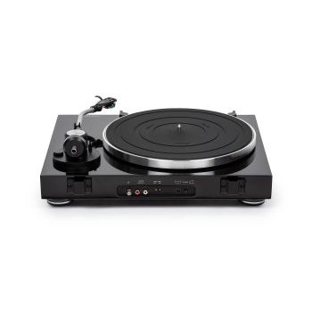 Thorens TD-204 black high gloss, rear, connections