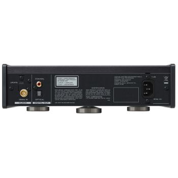Teac PD-505T rear, connections