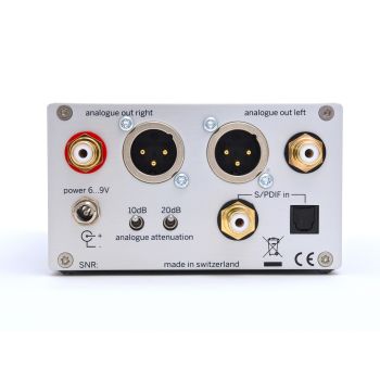 Weiss DAC205 rear, connections