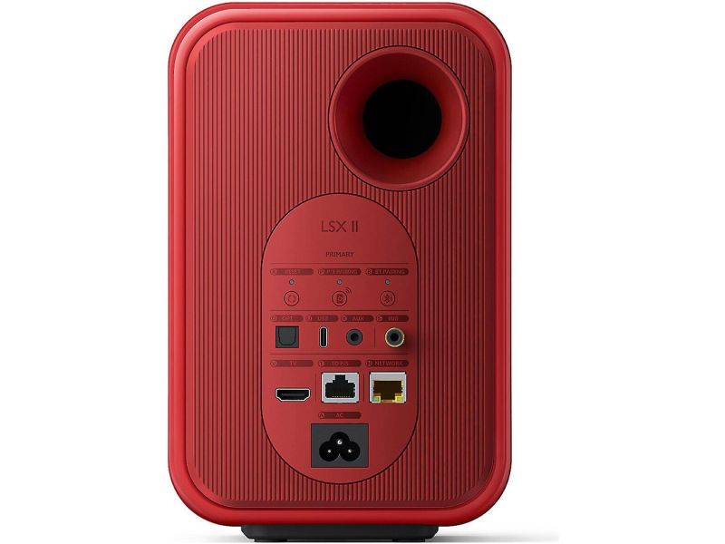 KEF LSX II Wireless lava red