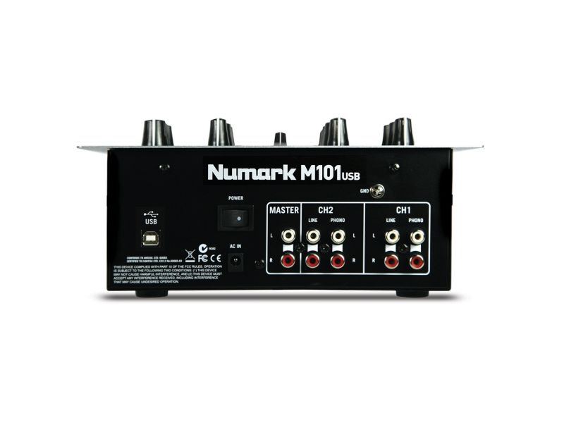 Numark M-101 USB - 2 Channel Mixer