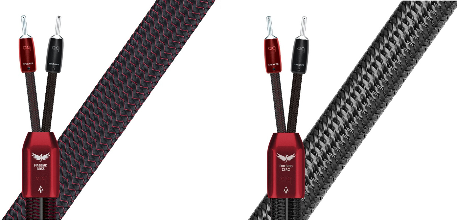 Audioquest Firewire AudioQuest FireBird Zero and Bass Bi-Wire speaker cables καλωδιο ηχειων ...