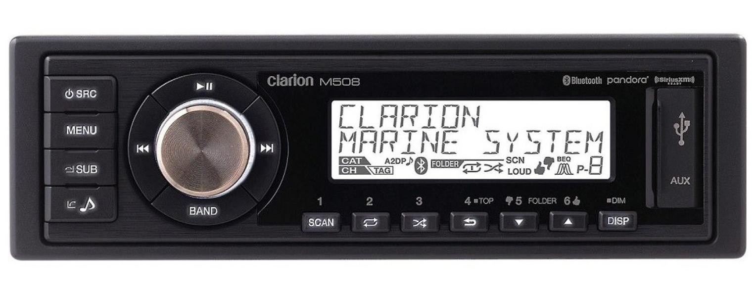 Clarion M508 radio usb aptX-bluetooth media player