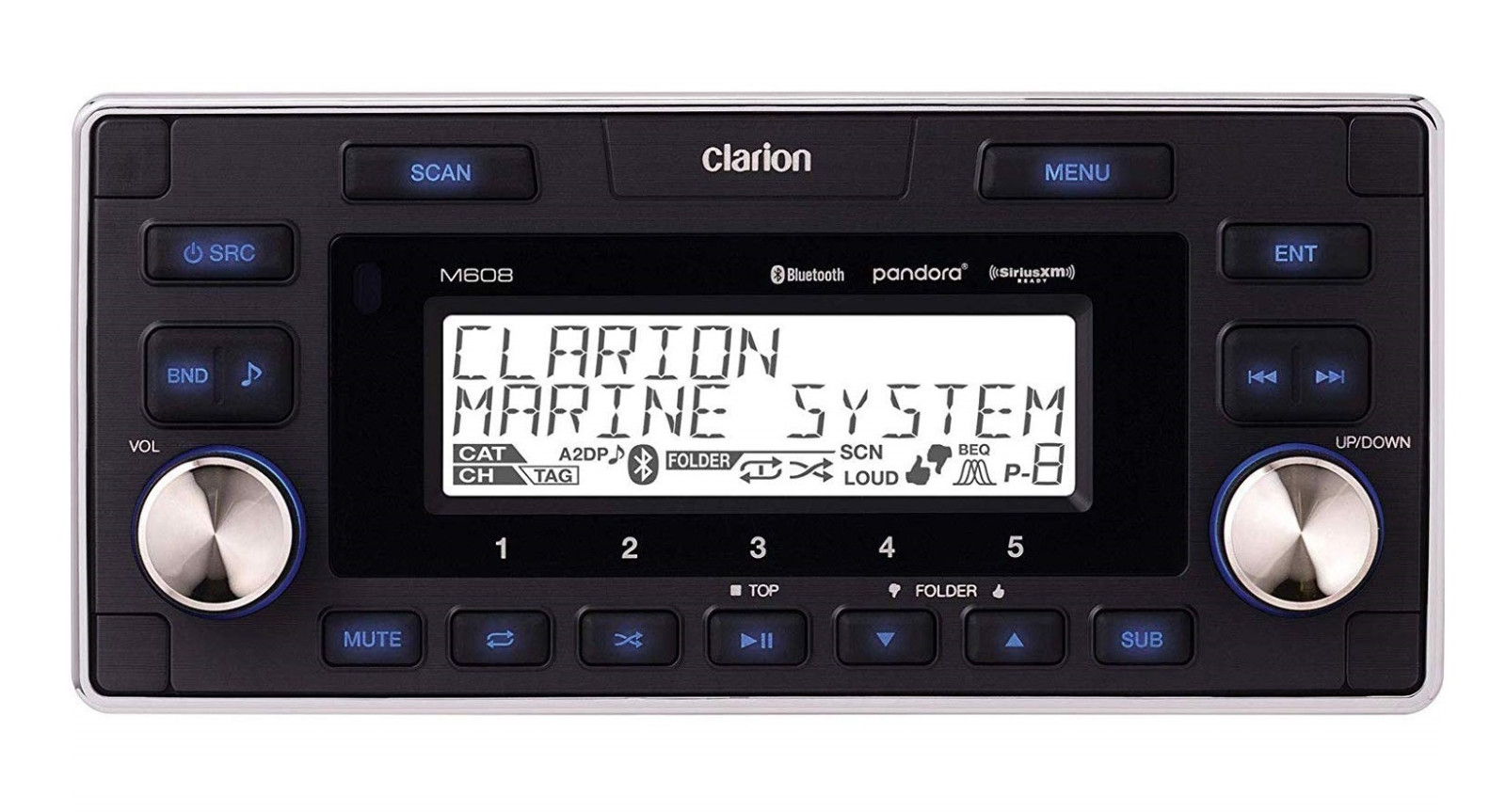 Clarion Μ608 radio usb aptX-bluetooth media player