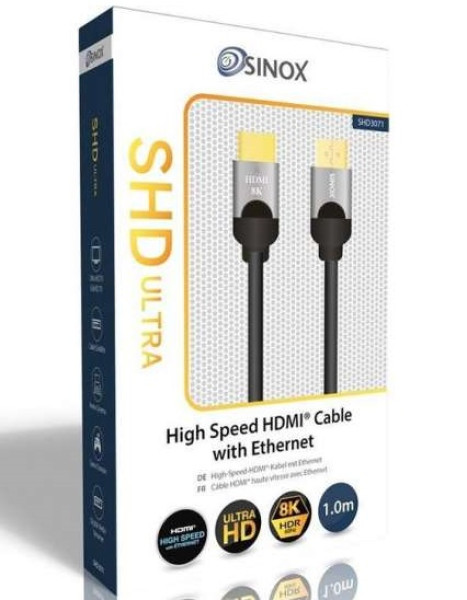 Sinox SHD Ultra HD HDMI 2.1 UHD 8K/60Hz 48GBps