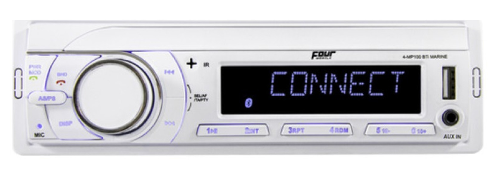 Four Connect 4-MP100BTi Marine radio usb bluetooth media player