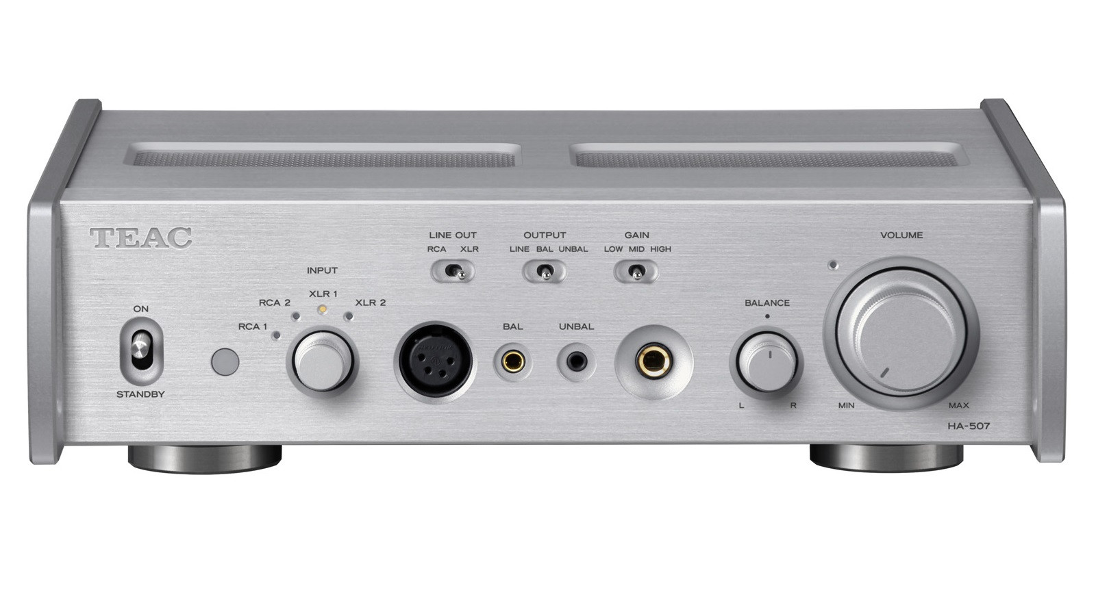 Teac HA-507 silver headphones amplifier ενισχυτης ακουστικων