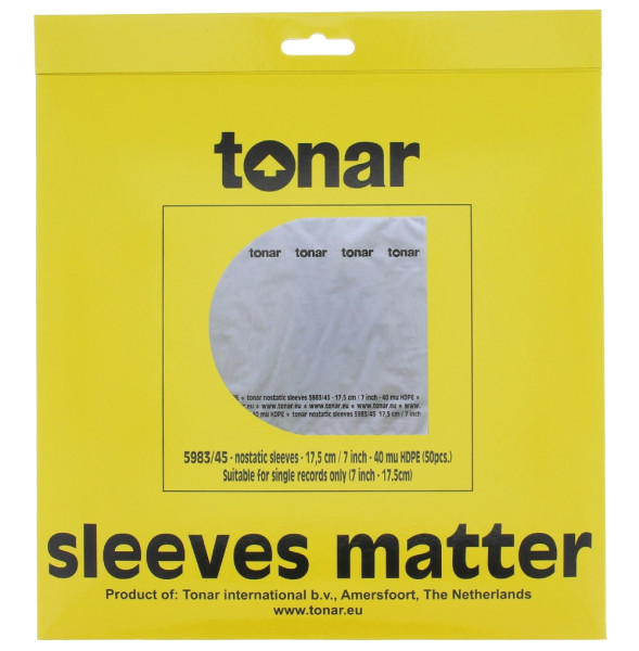 Tonar Nostatic 5983 - inner sleeves 7 inches - 50 τεμάχια