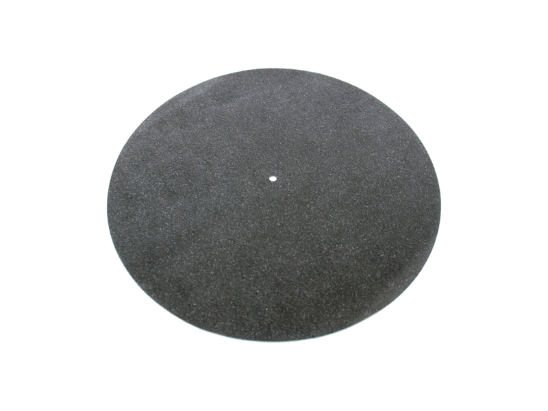 Tonar Black Leather turntable mat