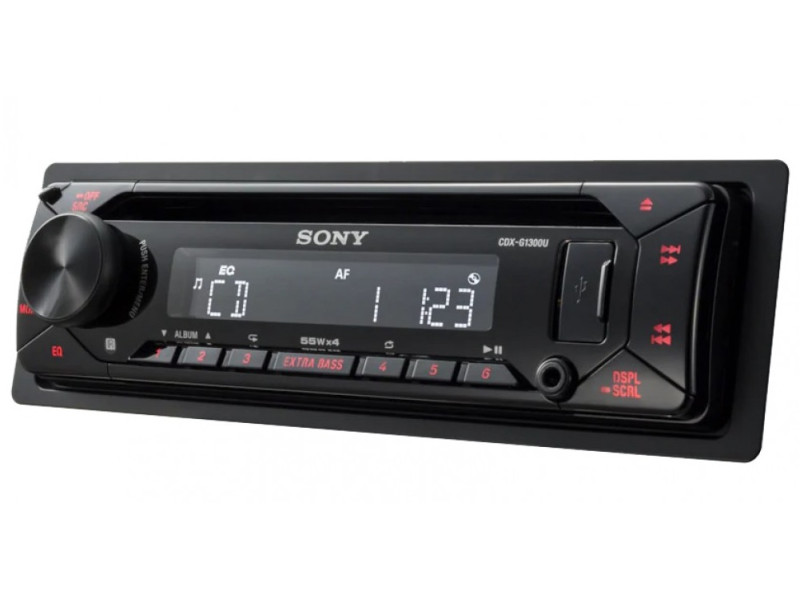 Sony CDX-G1300U red