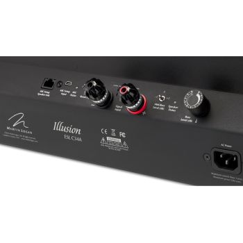 Martin Logan ESL-C34A connections συνδεσεις