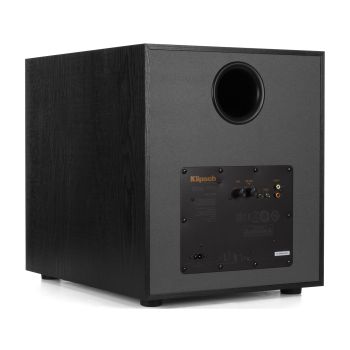 Klipsch R-120SW πισω μερος, συνδεσεις
