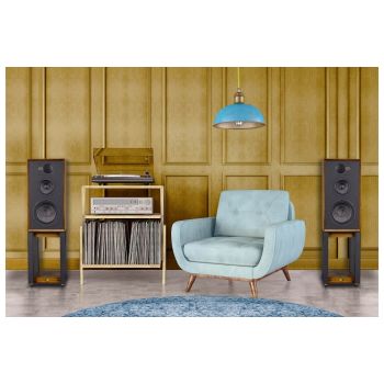 Wharfedale Linton mahogany red in room