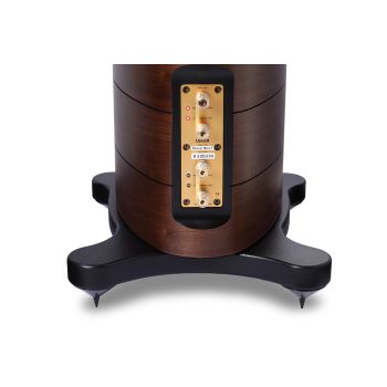 Usher Dancer Mini-One Diamond Walnut speaker terminals