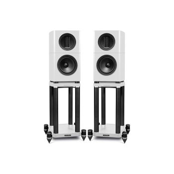 Wharfedale Elysian-1 με Stands piano white