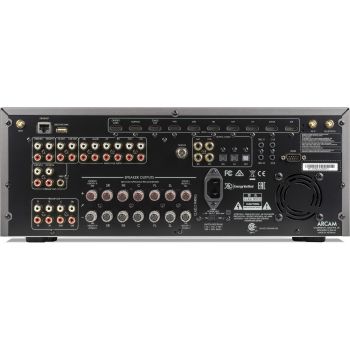 Arcam AVR21 rear, connections
