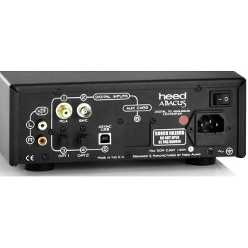 Heed Streaming Abacus rear, connections