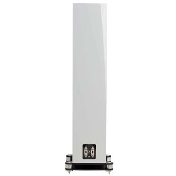 Fyne Audio F501 SP piano white, rear, connections
