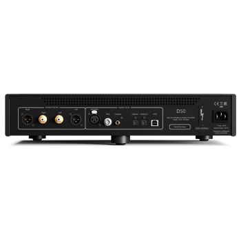 Hegel D50 rear, connections