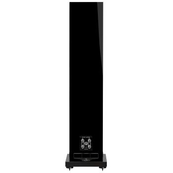 Fyne Audio F501S piano gloss black, rear, connections