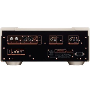 Marantz SACD 10 champagne, rear, connections