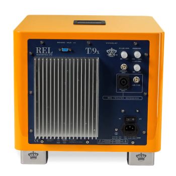 REL T9/x SE Orange rear, control panel