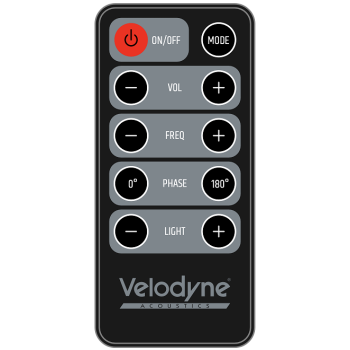Velodyne Impact-X remote control
