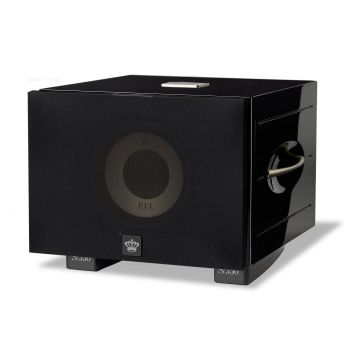 REL S/550 black lacquer with cotton grille