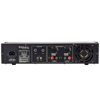 Ibiza AMP300 mkII rear-connections