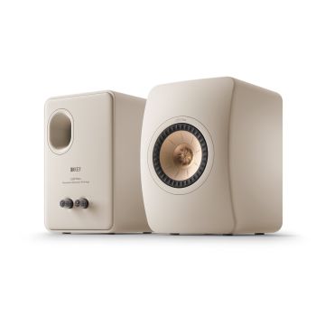 KEF LS50 Meta sand shell rear-connections