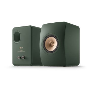 KEF LS50 Meta moss green rear-connections
