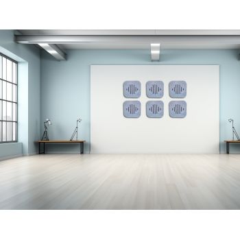 iZiSound Wave in office with grey panel