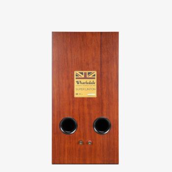 Wharfedale Heritage Super Linton mahogany rear-connections