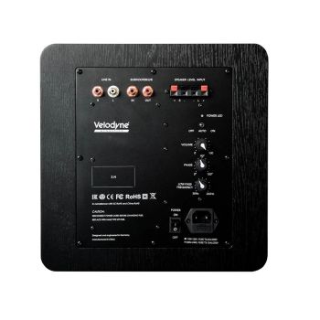 Velodyne Deep Blue 8 rear-connections