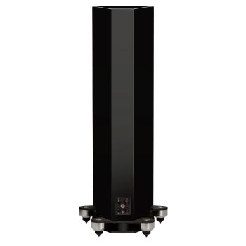 Fyne Audio F703SP piano gloss black rear-connections