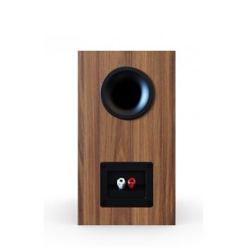 Elac Debut 3.0 DB53 walnut rear-connections