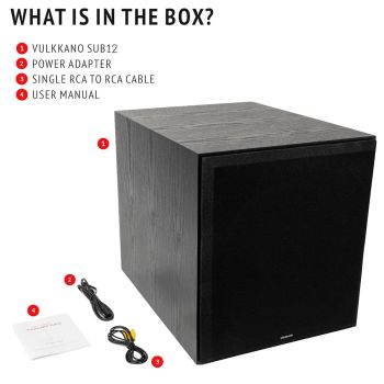 Vulkkano SUB12 what's in the box