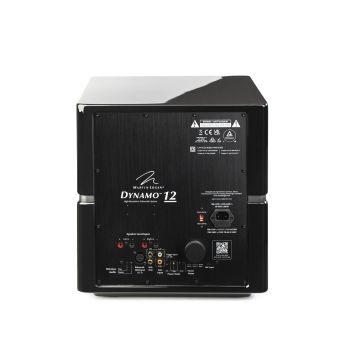 Martin Logan Dynamo 12 gloss black, rear-connections