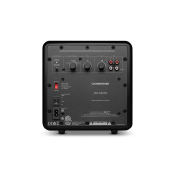 Cambridge Audio MSX SUB-200 black rear-connections