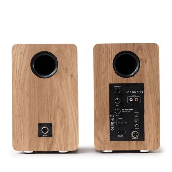 Vulkkano A5 ARC mkII walnut rear-connections