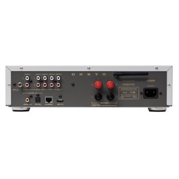 Onkyo Muse Y-40 silver rear-connections