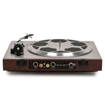 Thorens TD-404 DD walnut high gloss rear-connections