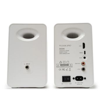 Vulkkano Desk white rear-connections
