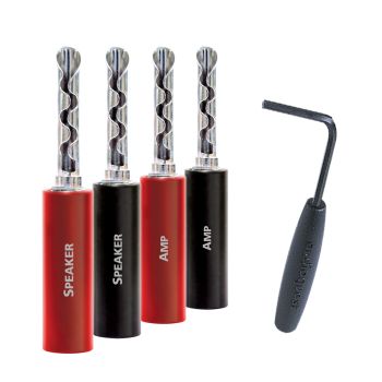 AudioQuest SureGrip-100 BFA-Bananas silver plated - 8 τεμαχια
