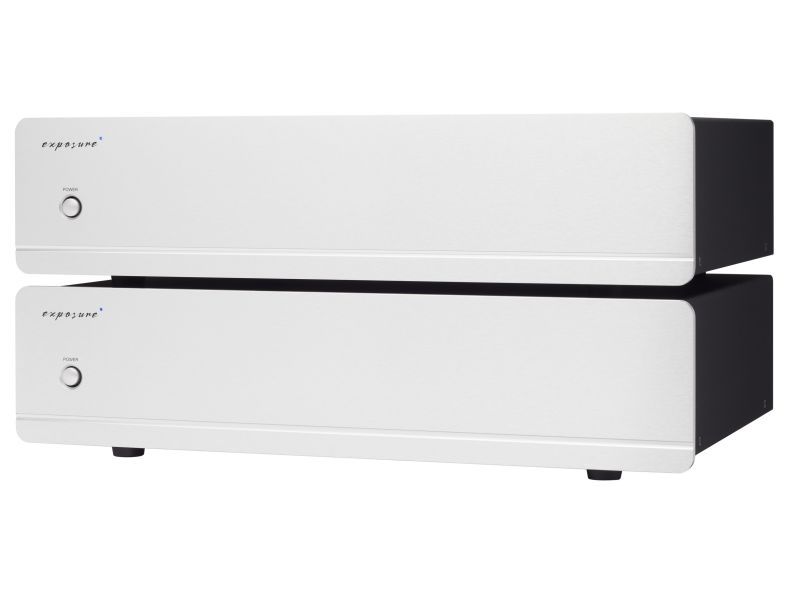 Exposure 3510 pair mono power amplifier - silver