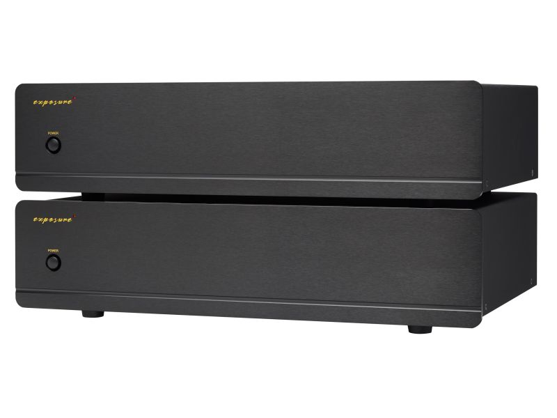 Exposure 3510 pair mono power amplifier - black