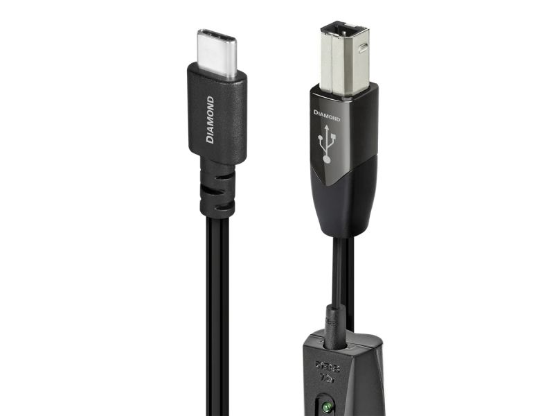AudioQuest Diamond USB-C>B - USB 3.0 C male to B male