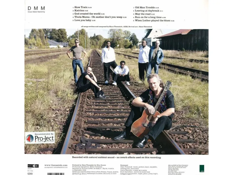 Hans Theessink - Slow Train - DMM - Virgin Vinyl - 180gr